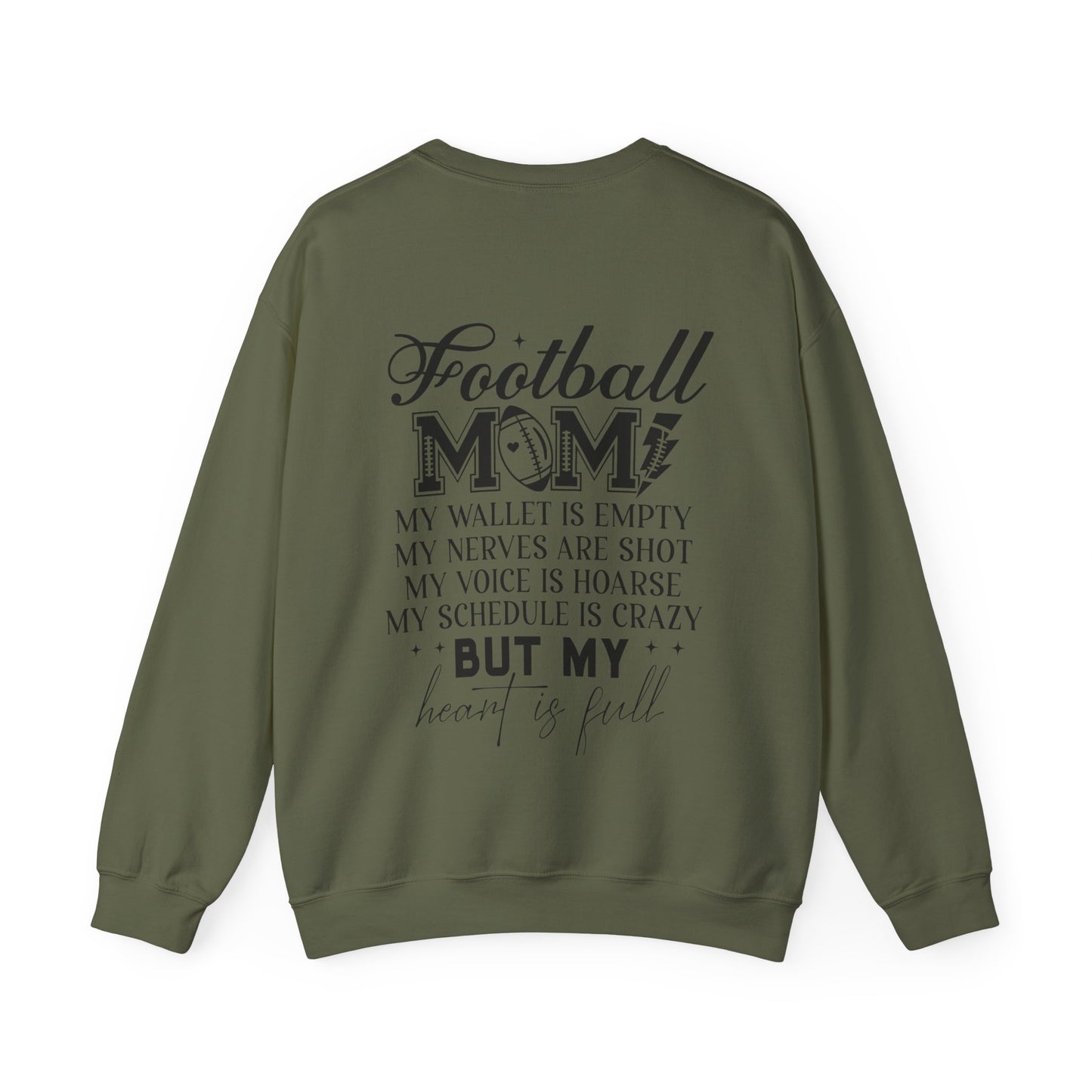 Football Mom F/B Heavy Blend™ Crewneck Sweatshirt