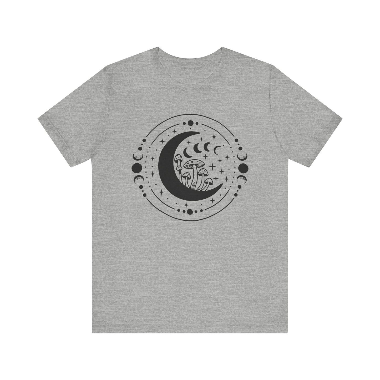 Moon and Mushroom Jersey Short Sleeve Tee