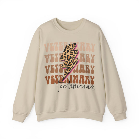 Vet Tech Lighting Bolt Heavy Blend™ Crewneck Sweatshirt