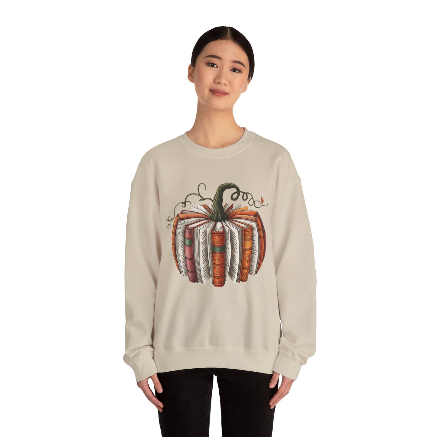 Book Pumpkin Heavy Blend™ Crewneck Sweatshirt