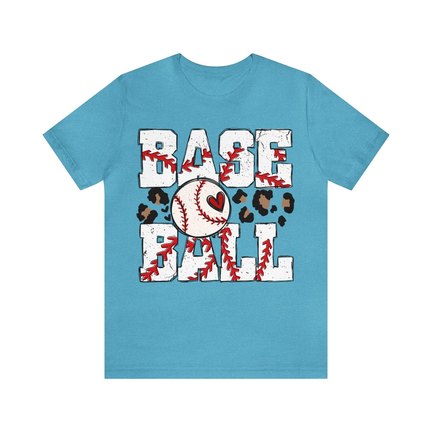 Baseball Letters Jersey Short Sleeve Tee
