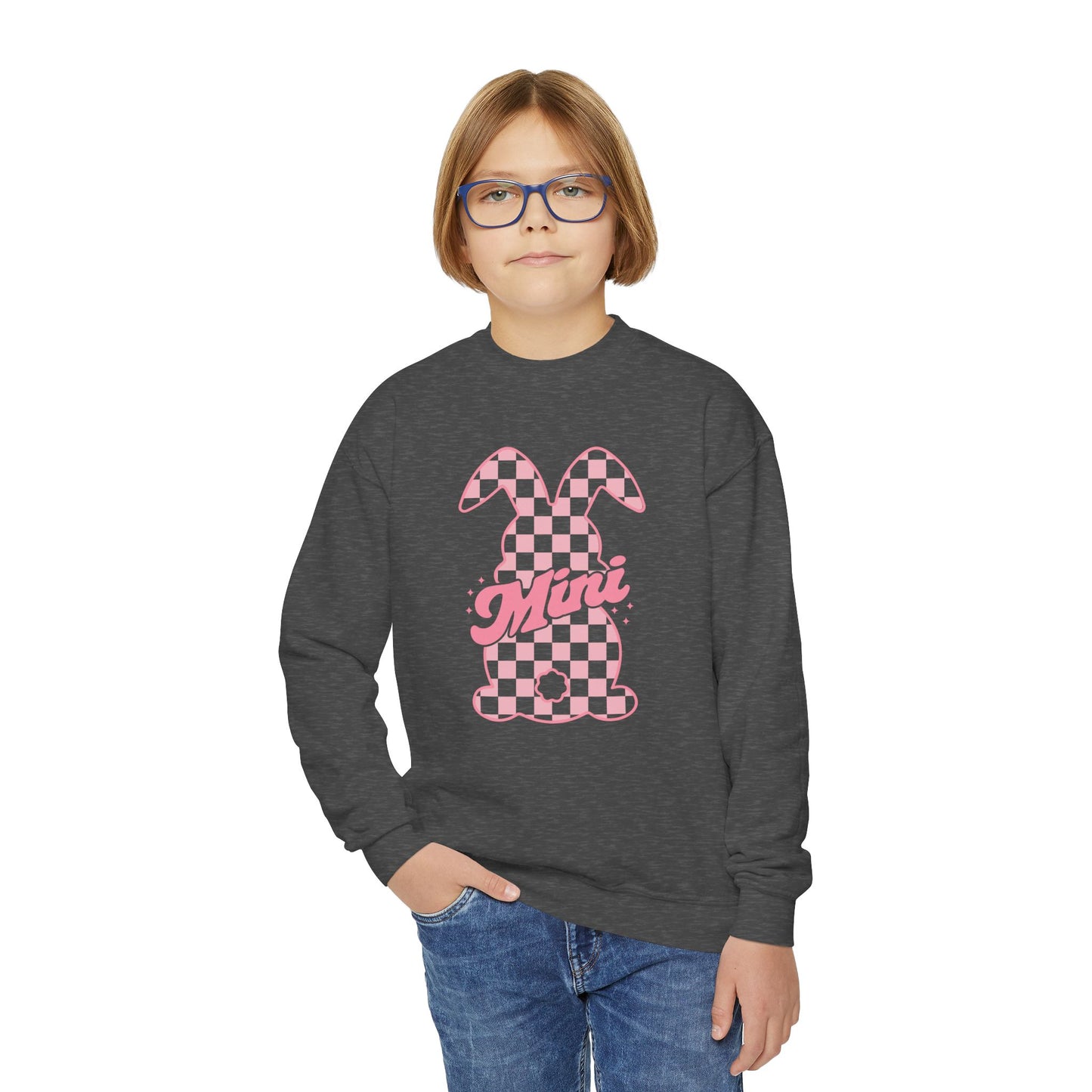 Pink Bunny Mini Crewneck Sweatshirt