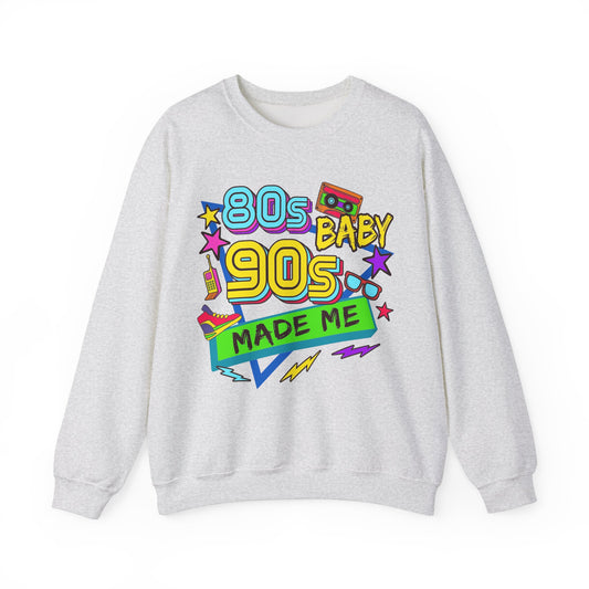 80s Baby 90s Made Me Heavy Blend™ Crewneck Sweatshirt