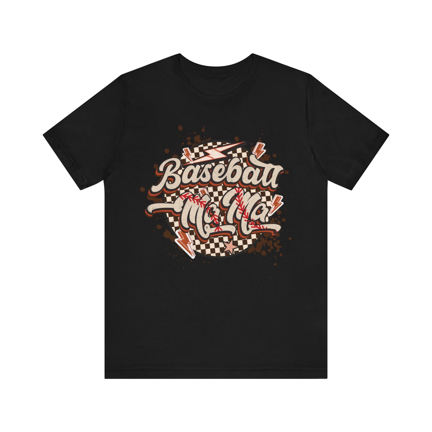 Retro Baseball Mama Jersey Short Sleeve Tee