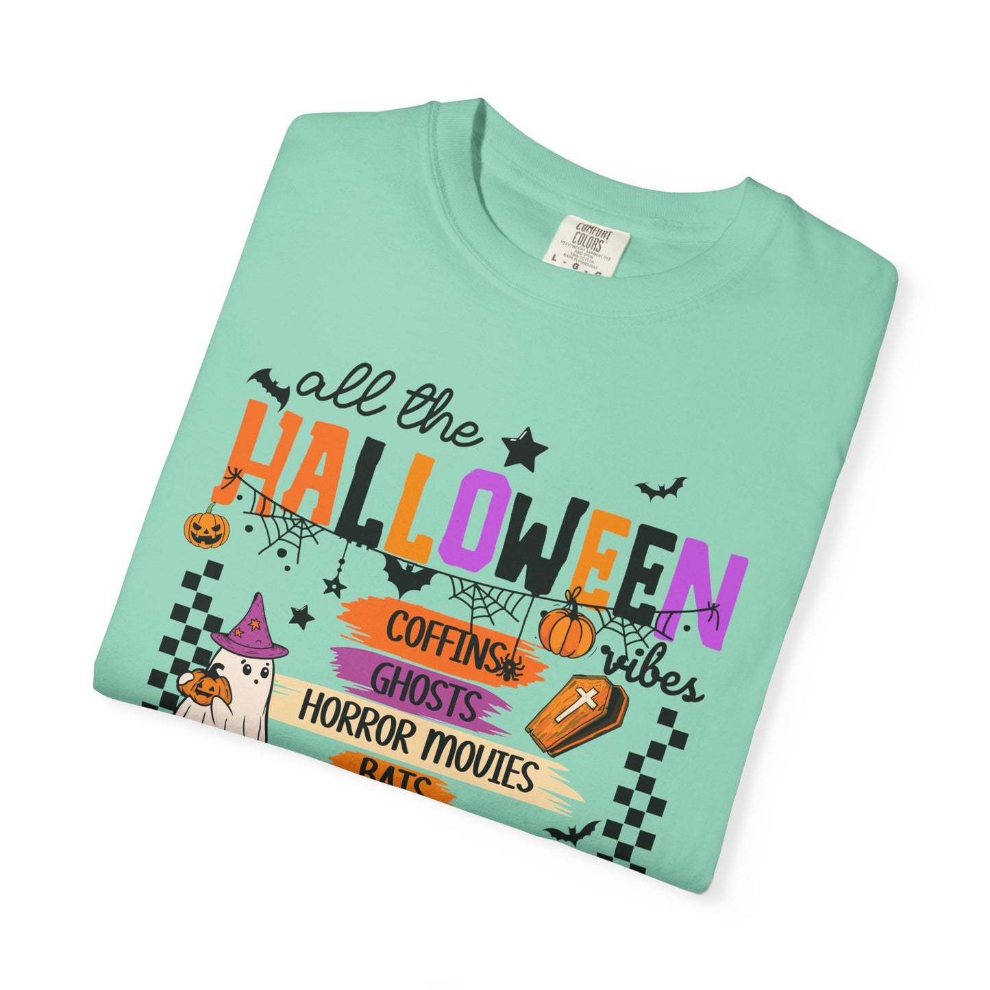 All The Halloween Vibes Garment-Dyed T-shirt