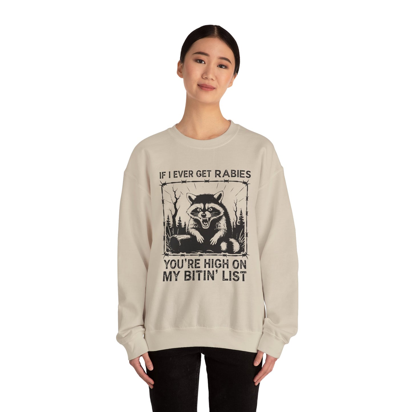 High On My Bitin List Heavy Blend™ Crewneck Sweatshirt