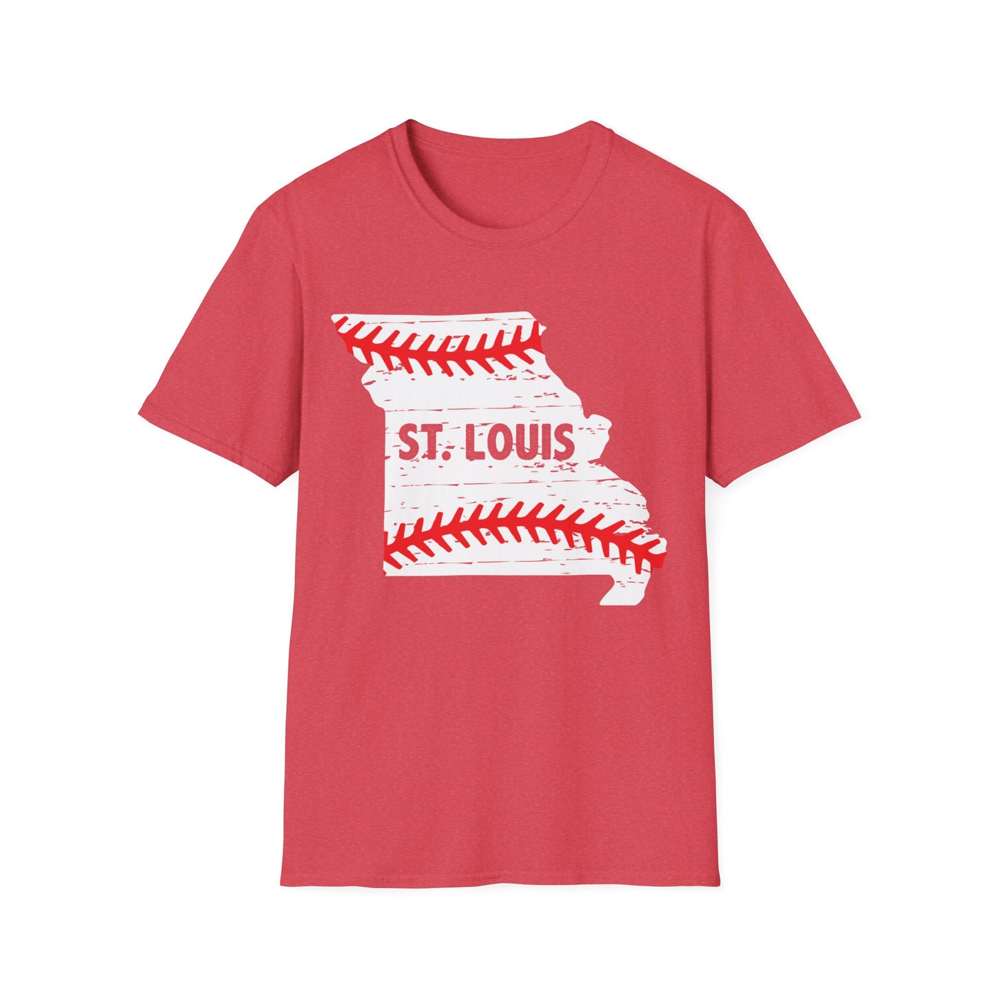 St Louis Baseball State Softstyle T-Shirt