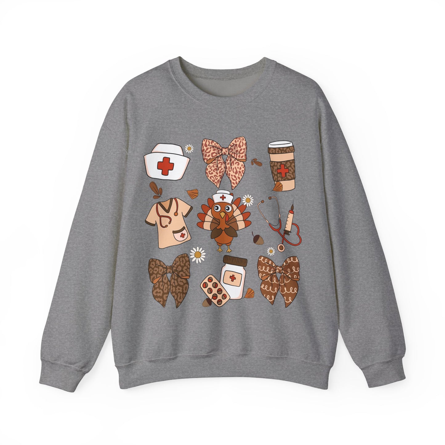 Nurse Turkey Heavy Blend™ Crewneck Sweatshirt