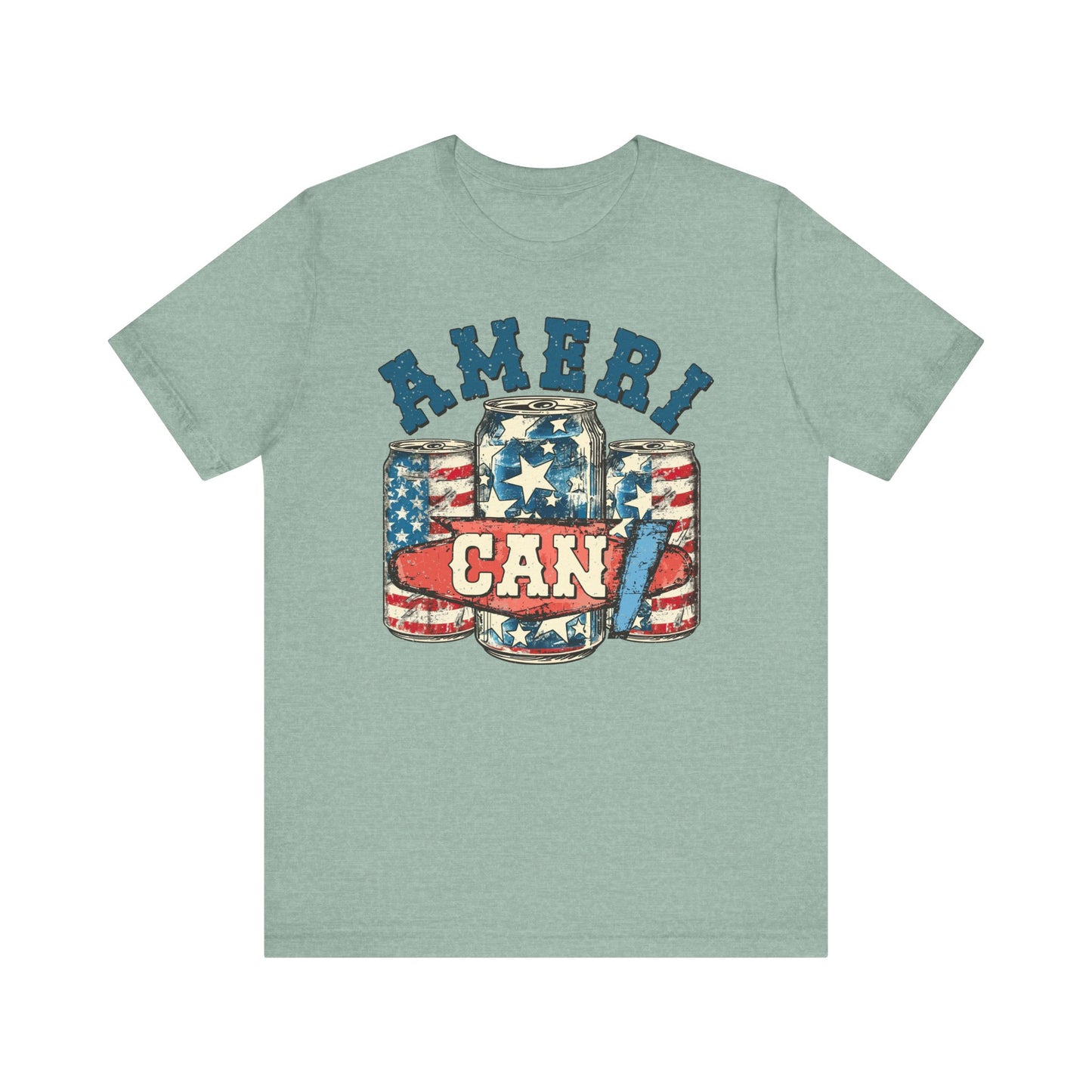 Ameri Can  Jersey Short Sleeve Tee