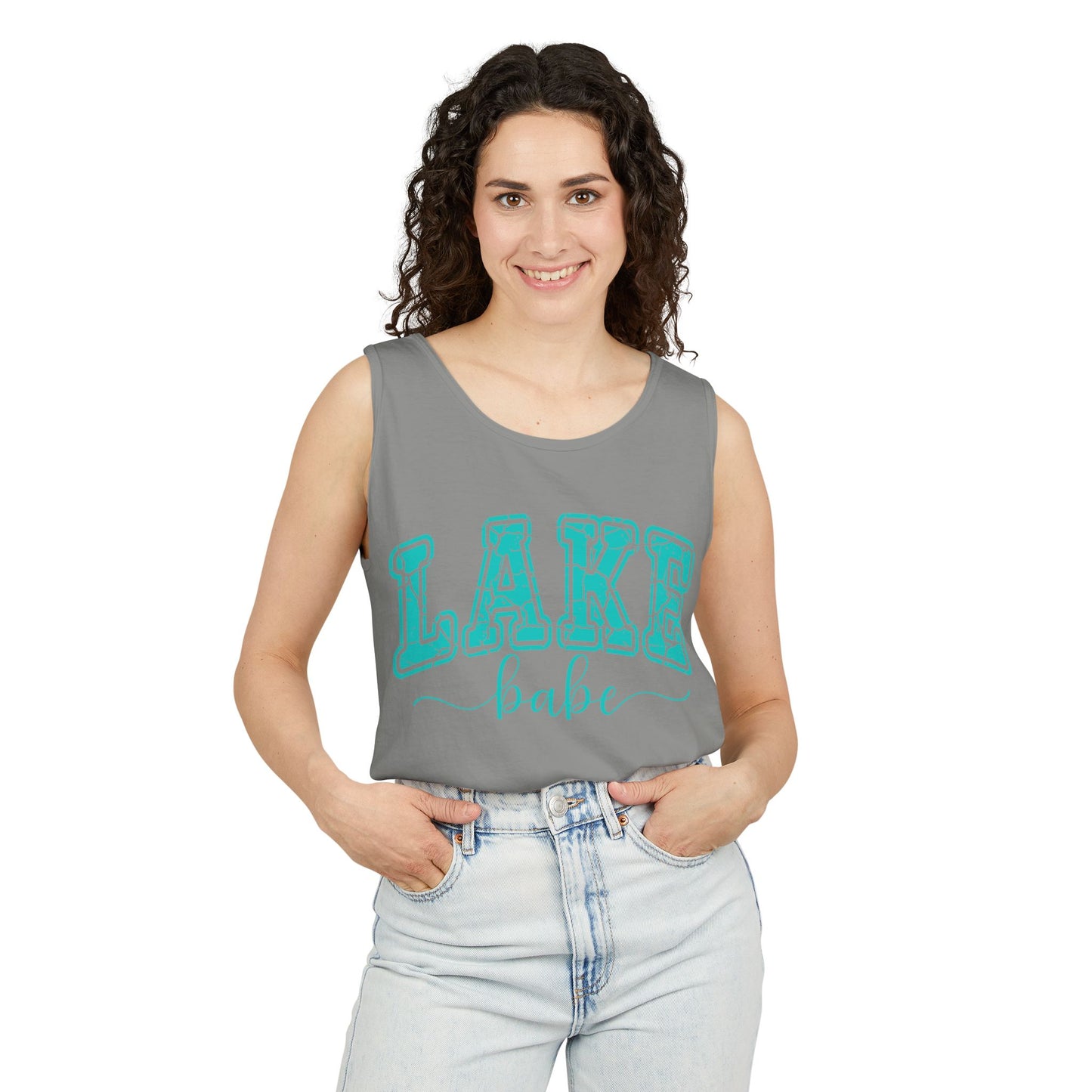 Lake Babe Garment-Dyed Tank Top
