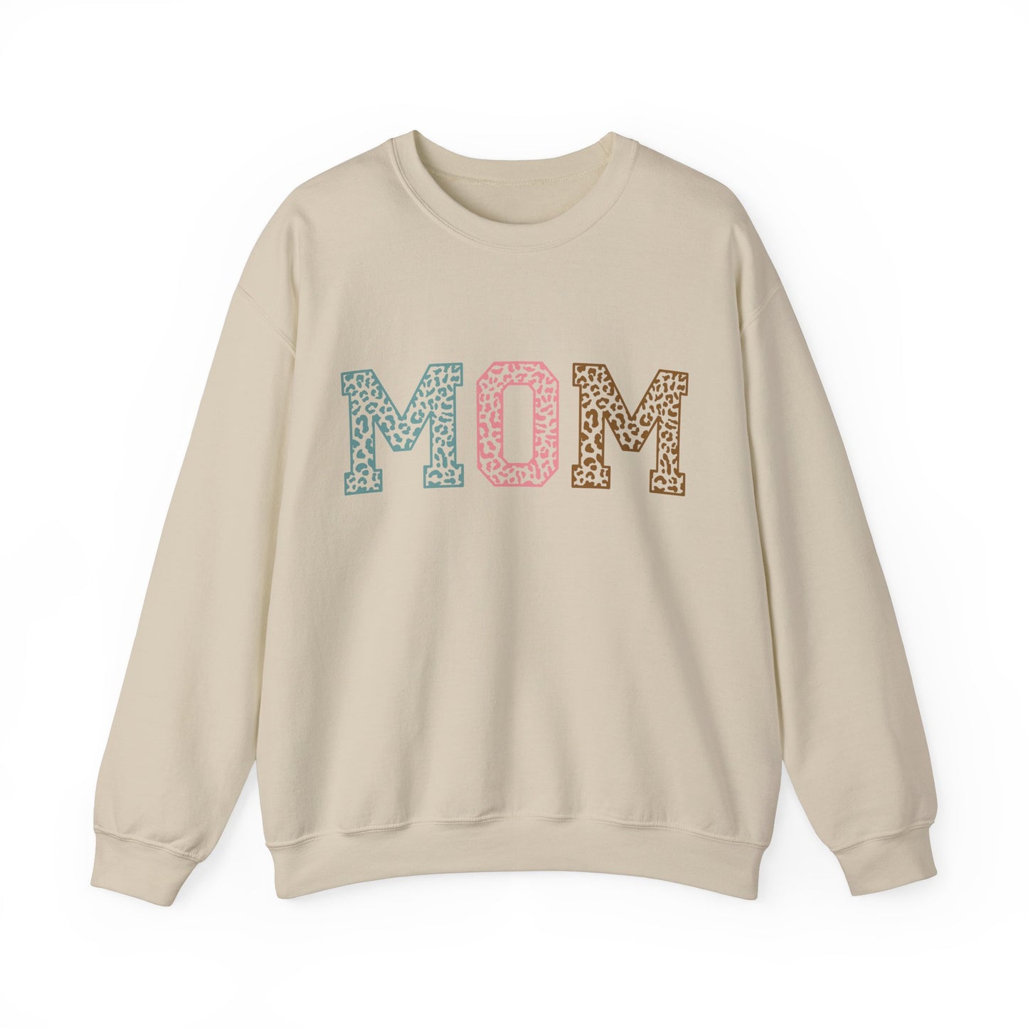 Leopard MOM Heavy Blend™ Crewneck Sweatshirt