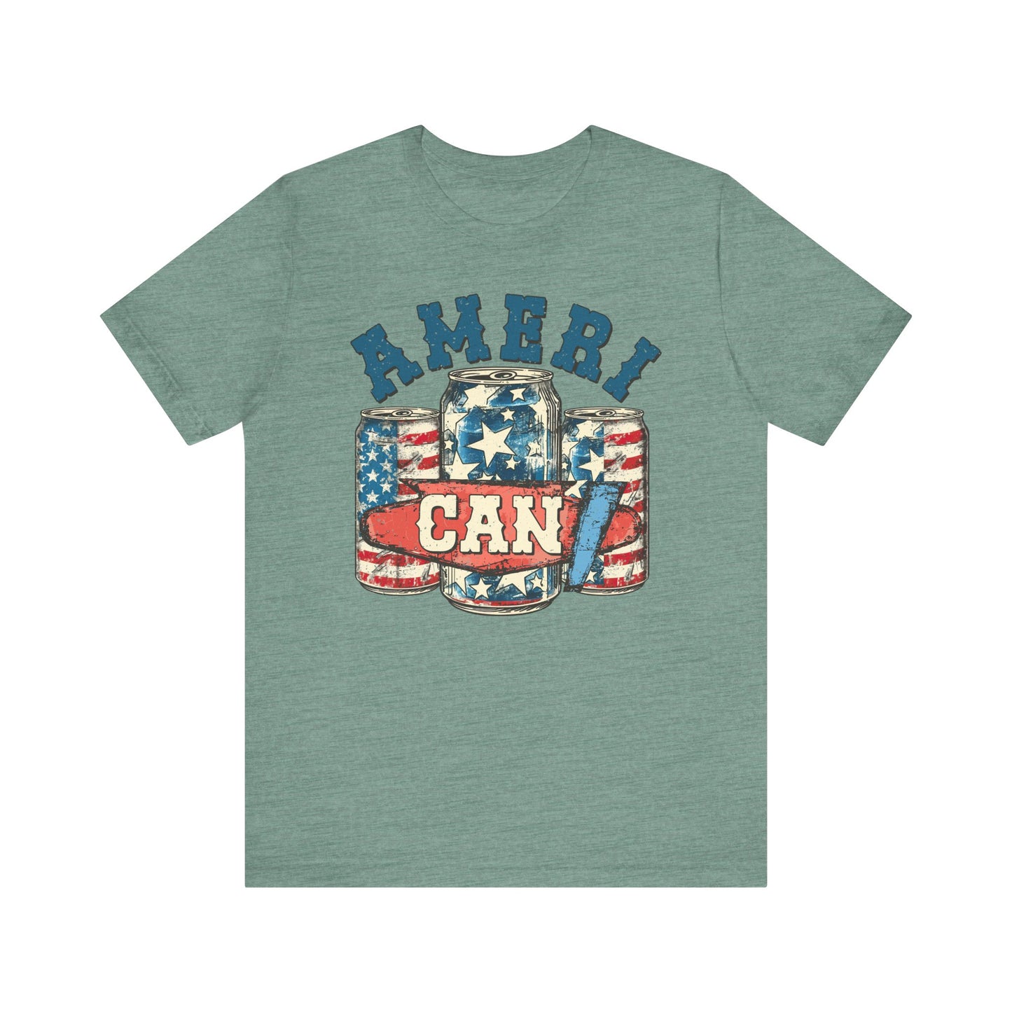 Ameri Can  Jersey Short Sleeve Tee