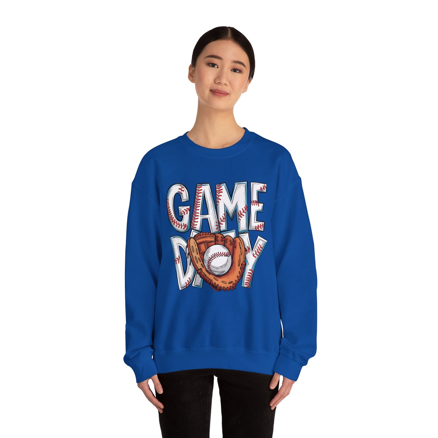 Baseball Game Day Heavy Blend™ Crewneck Sweatshirt