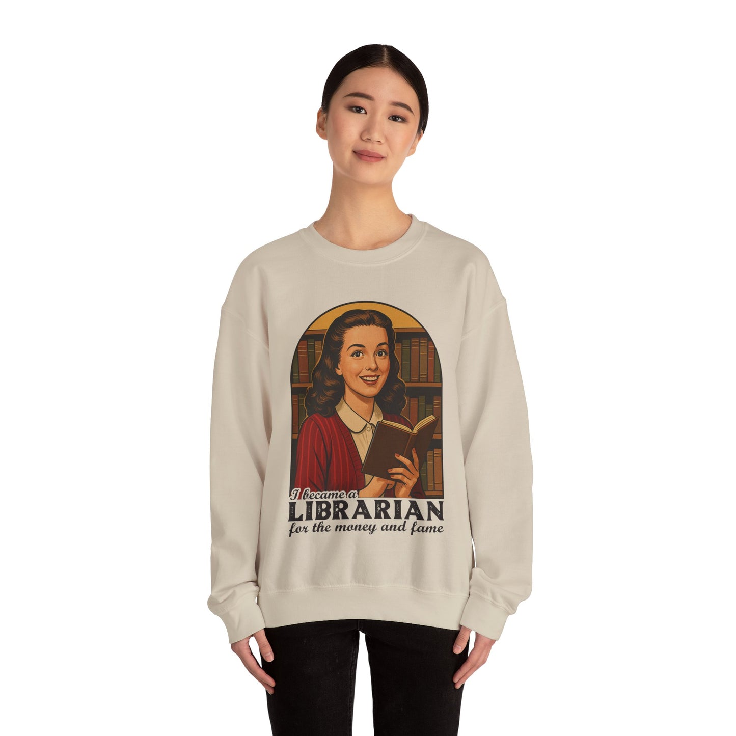Librarian Heavy Blend™ Crewneck Sweatshirt