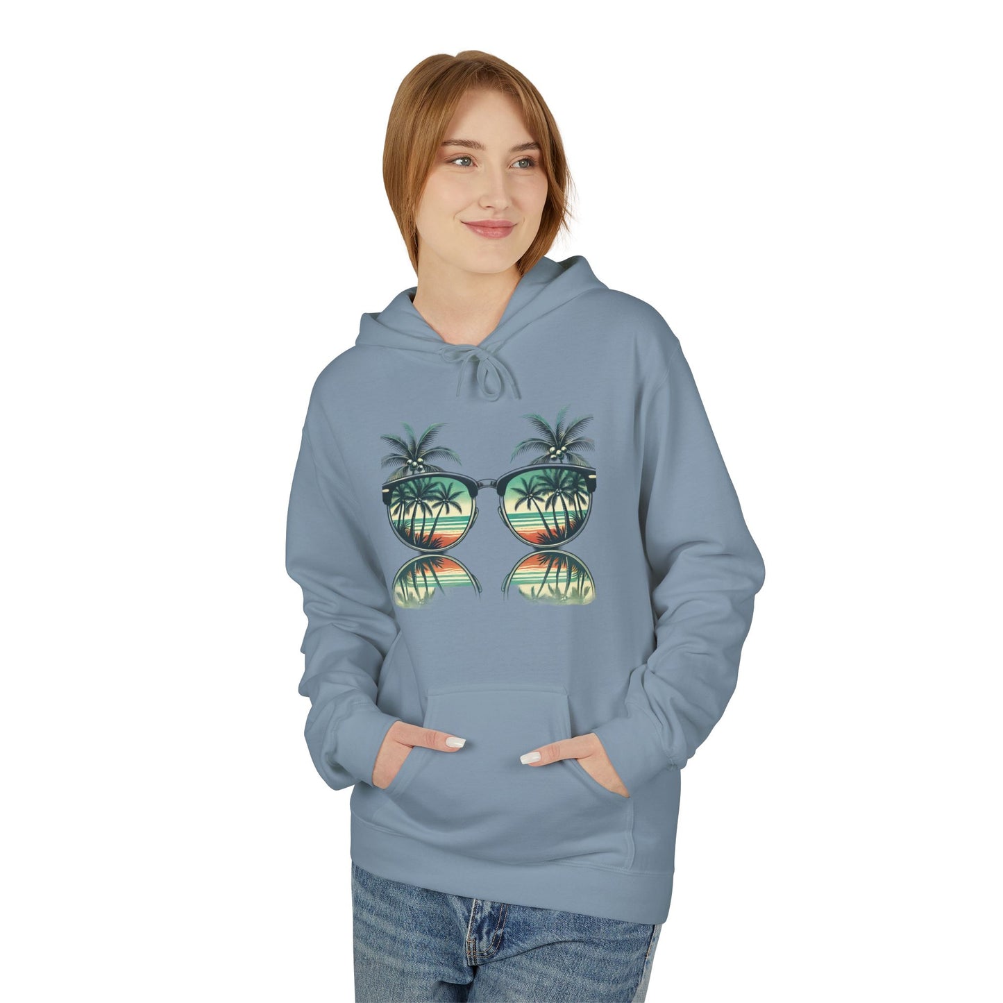 Summer Glasses Midweight Softstyle Fleece Hoodie
