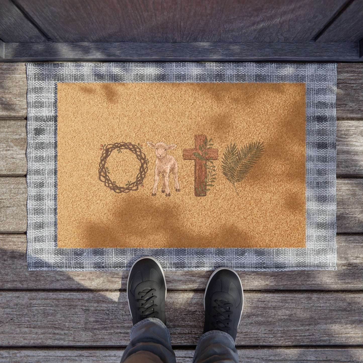 True Easter Doormat