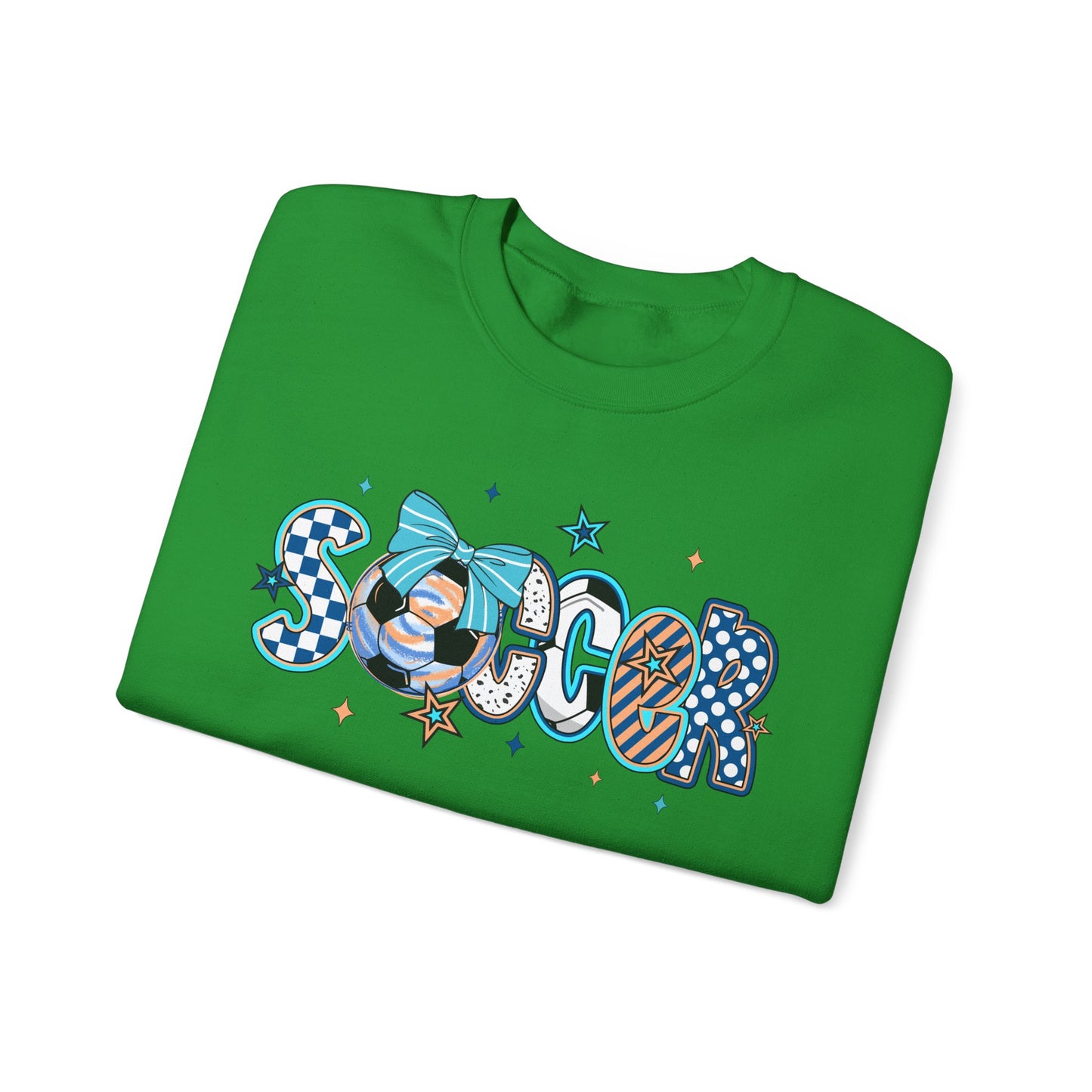 Doodle Soccer Heavy Blend™ Crewneck Sweatshirt
