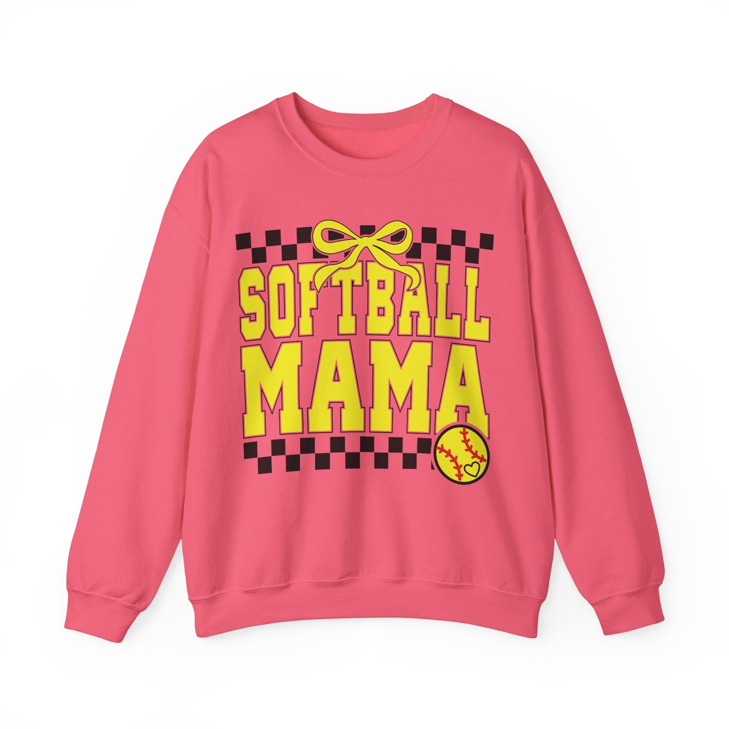 Softball Mama Heavy Blend™ Crewneck Sweatshirt