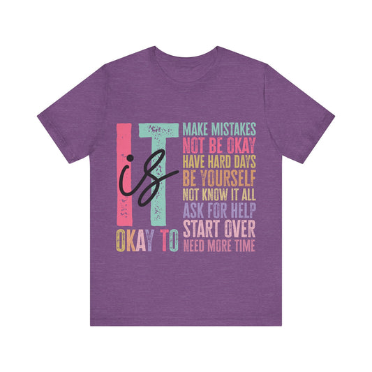 It Is  Jersey Short Sleeve Tee