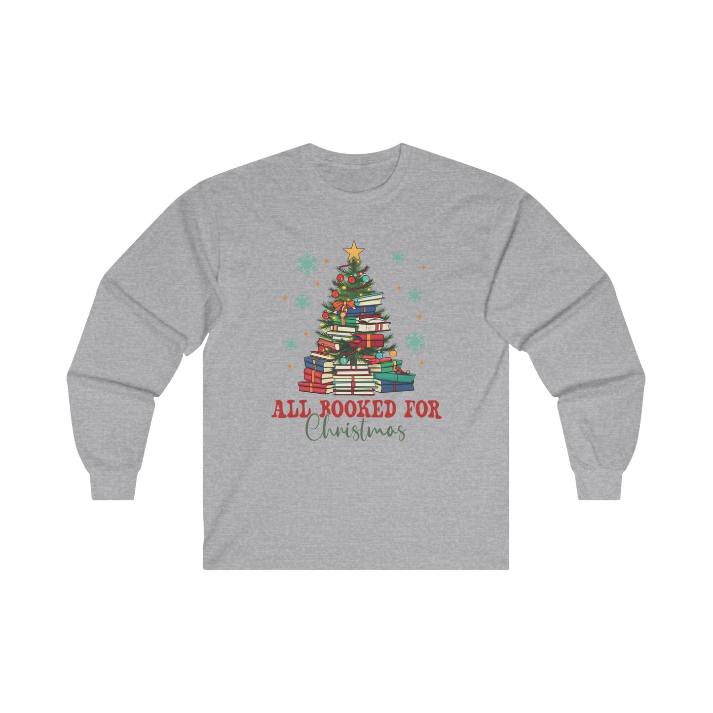 All Booked For Christmas Ultra Cotton Long Sleeve Tee