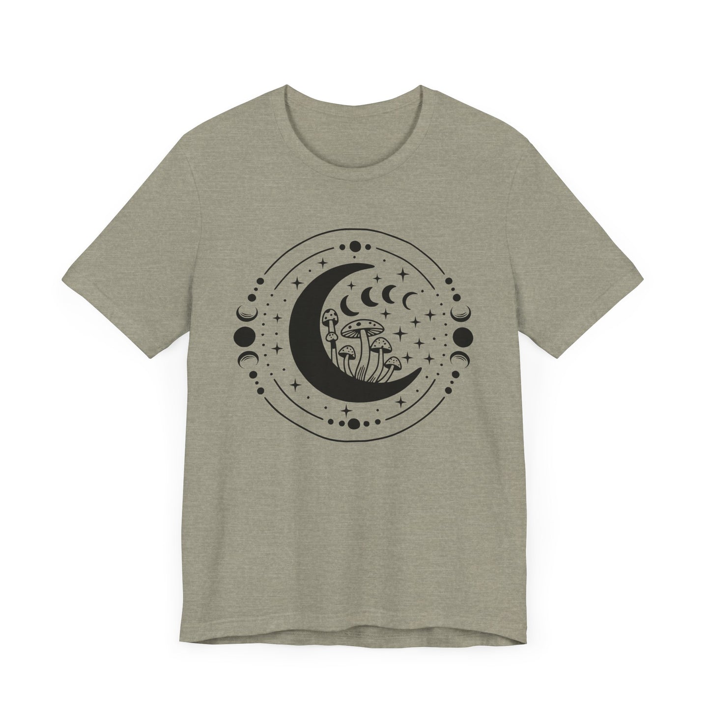 Moon and Mushroom Jersey Short Sleeve Tee