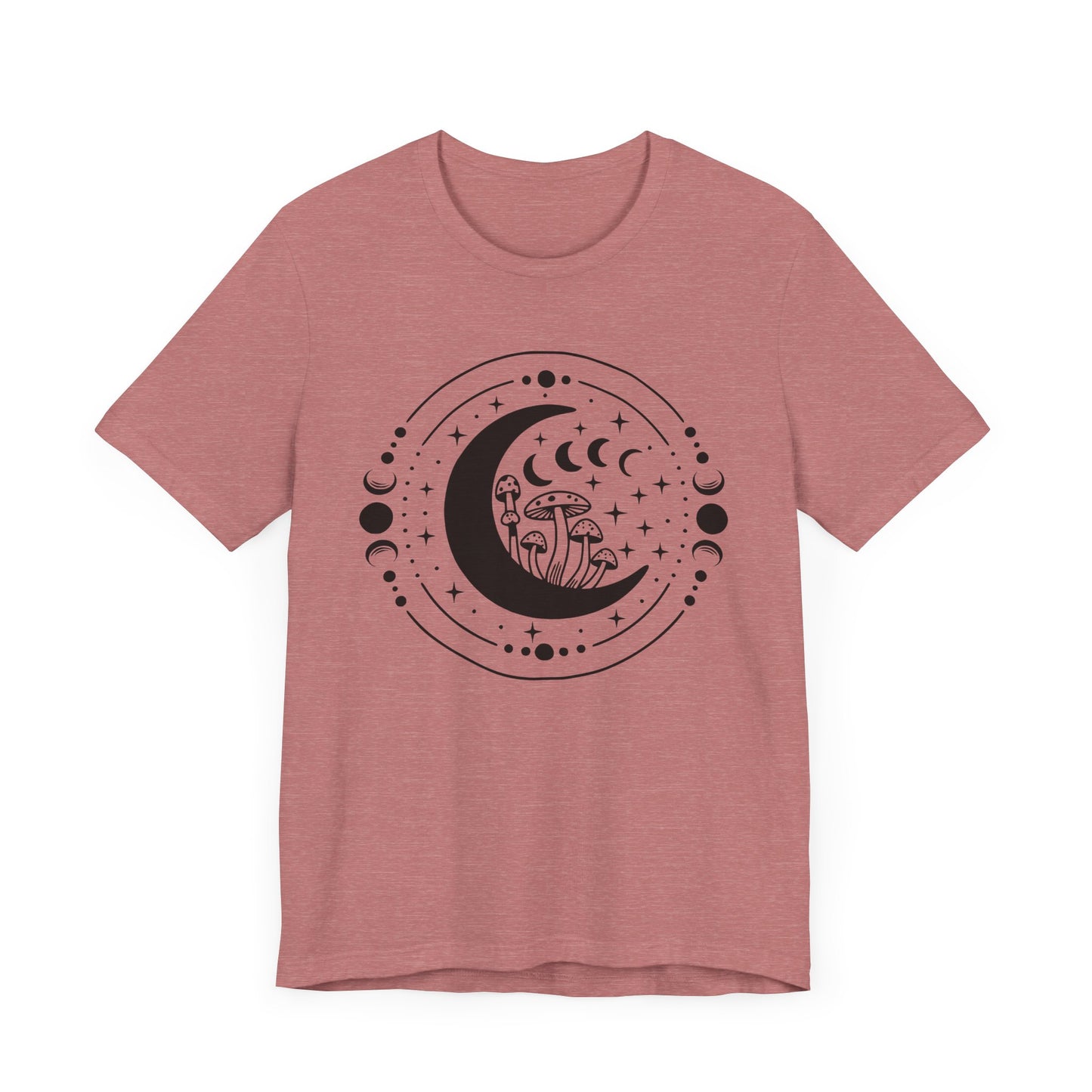 Moon and Mushroom Jersey Short Sleeve Tee