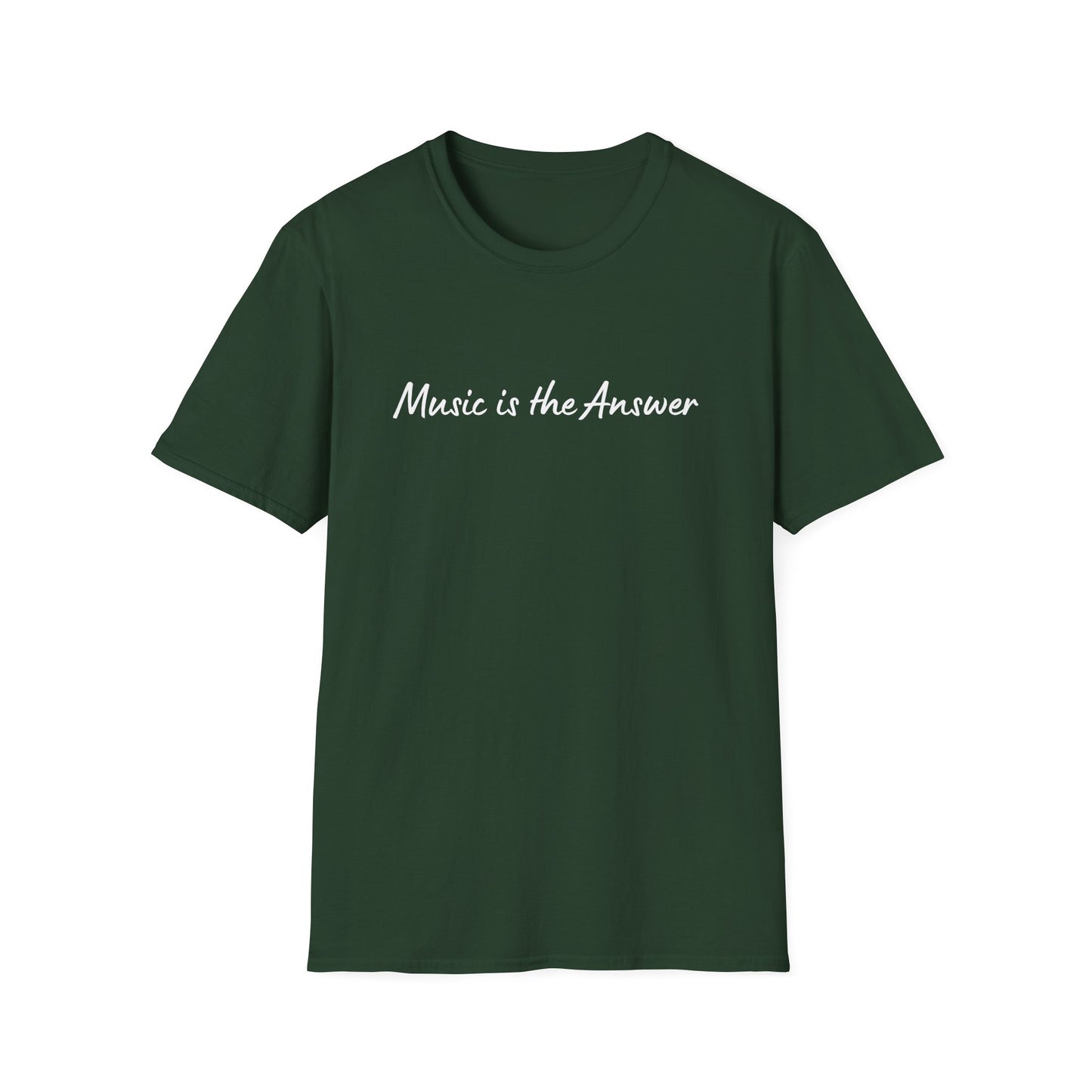Music Is The Answer Softstyle T-Shirt