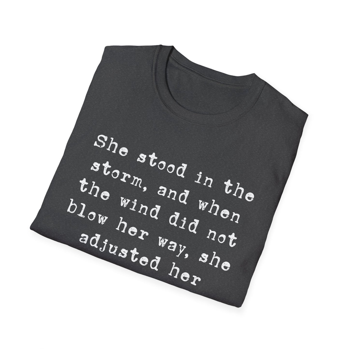 She Stood In The Storm Softstyle T-Shirt