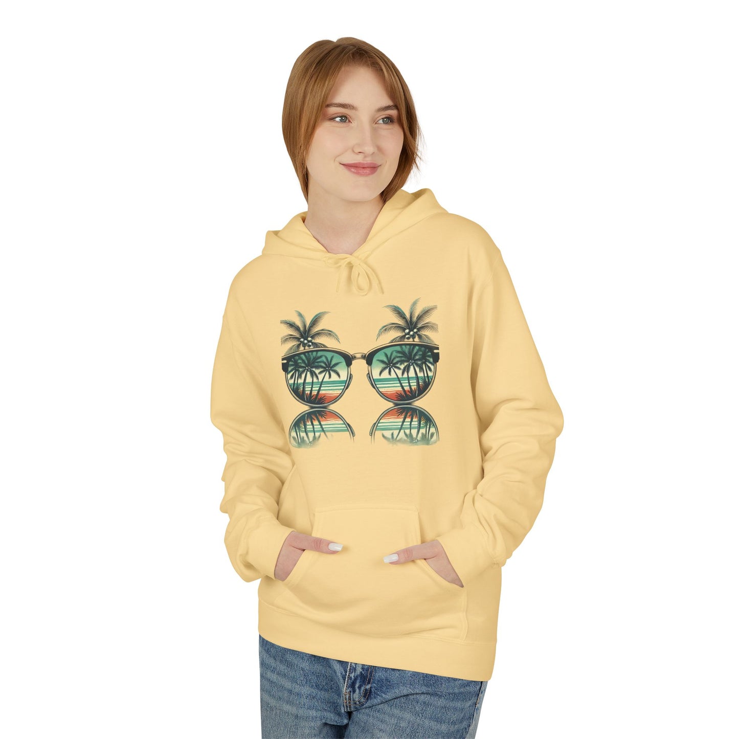 Summer Glasses Midweight Softstyle Fleece Hoodie