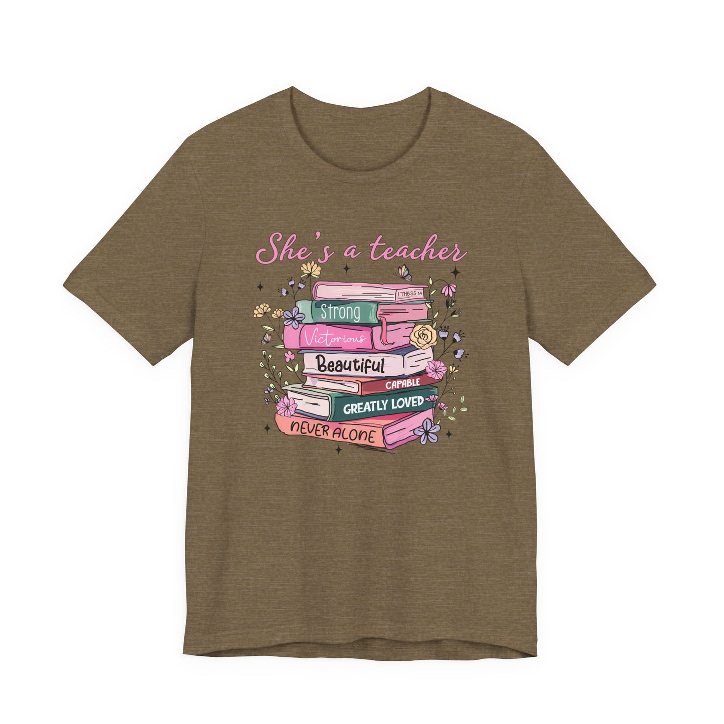 She’s A Teacher Jersey Short Sleeve Tee