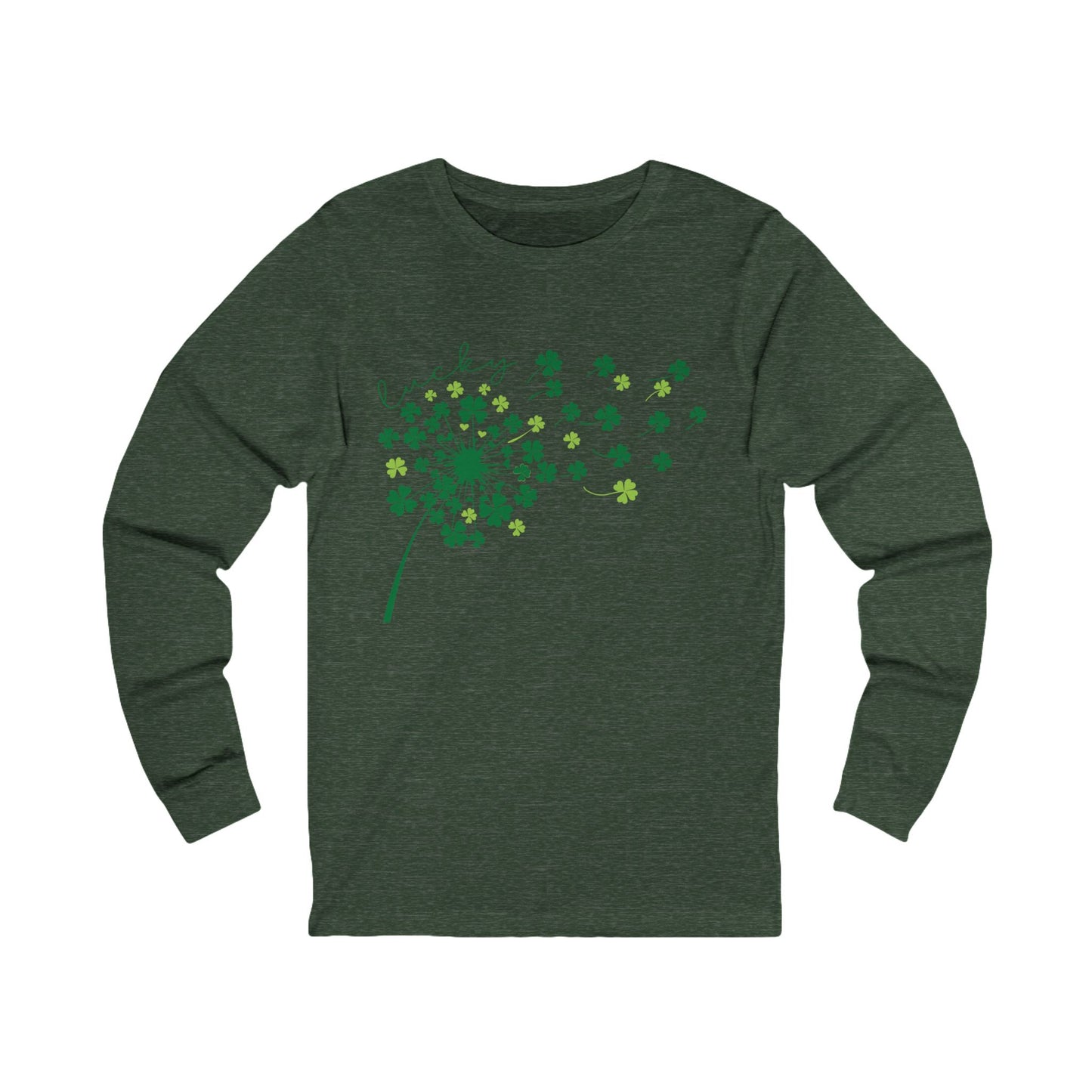 Lucky Wish Flower Jersey Long Sleeve Tee