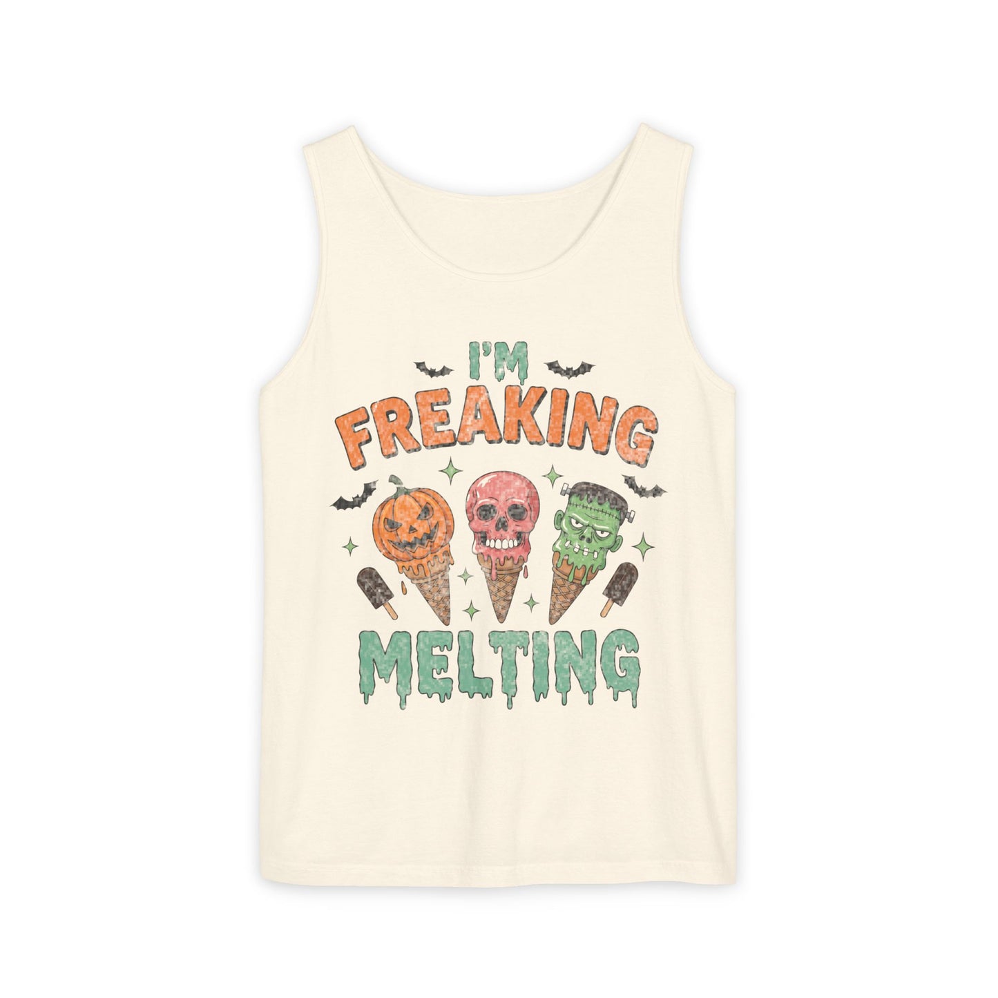 Im Freaking Melting Garment-Dyed Tank Top