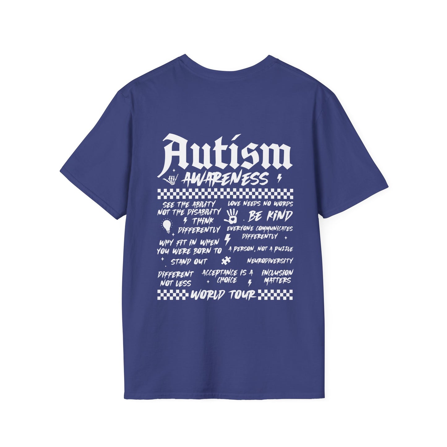 Autism World Tour F/B Softstyle T-Shirt