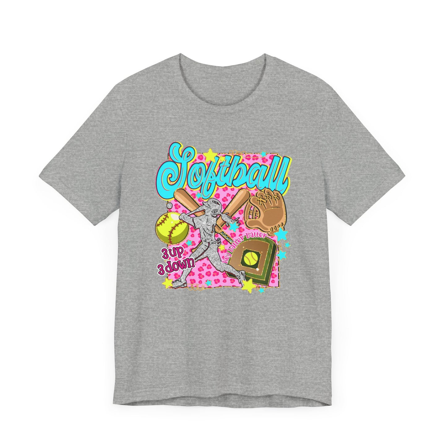 Retro Softball Jersey Short Sleeve Tee
