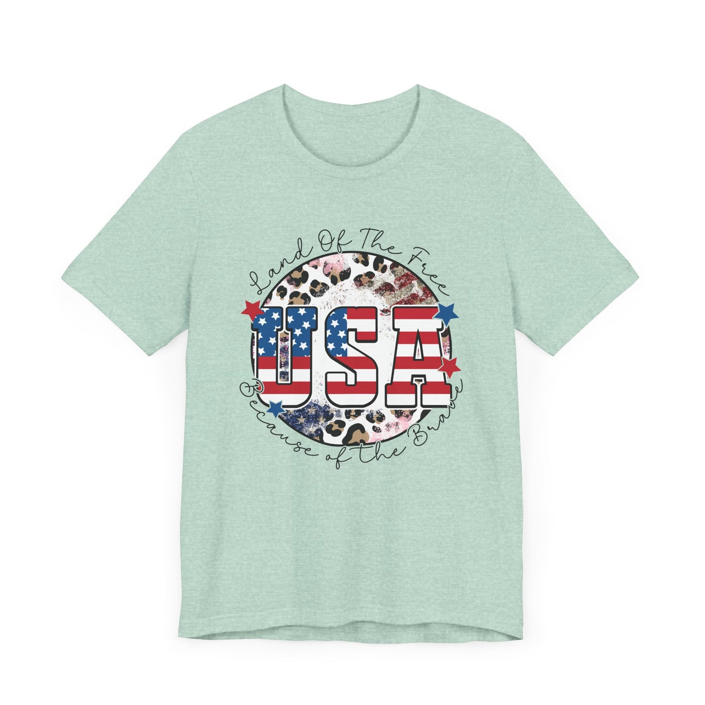 Land Of The Free Jersey Short Sleeve Tee