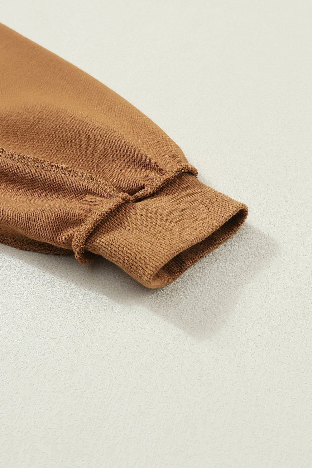 Dark Grey Drop Shoulder Henley Buttons Sweatshirt
