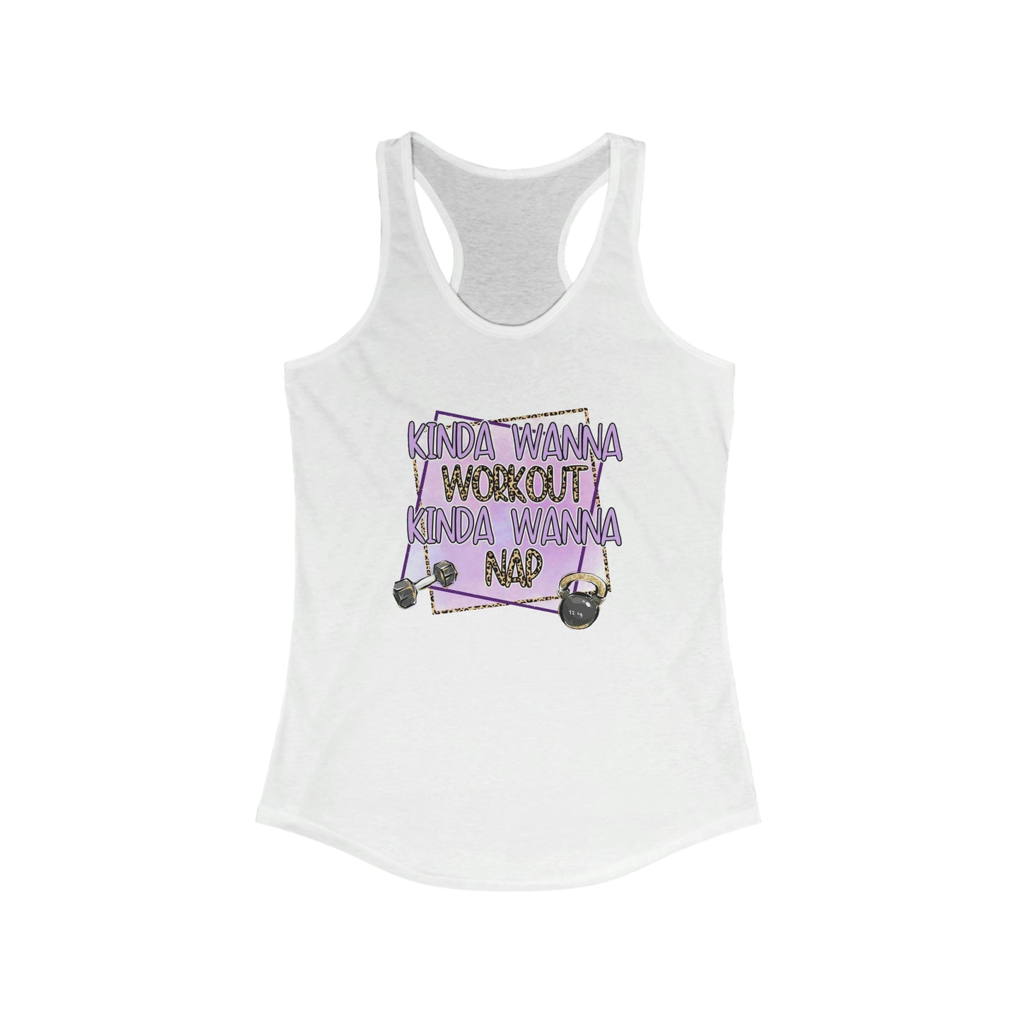 Kinda Wanna Workout Racerback Tank
