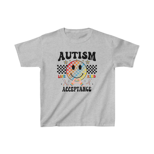 Autism Acceptance- Kids Heavy Cotton™ Tee