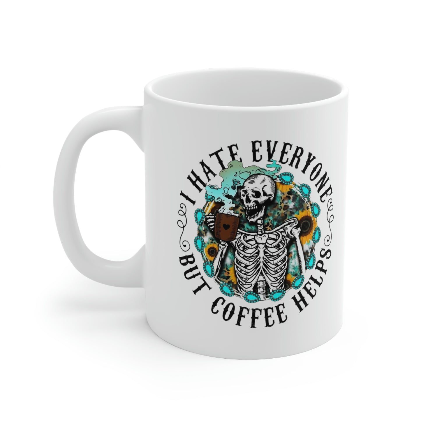 But Coffee Helps Ceramic Mug 11oz