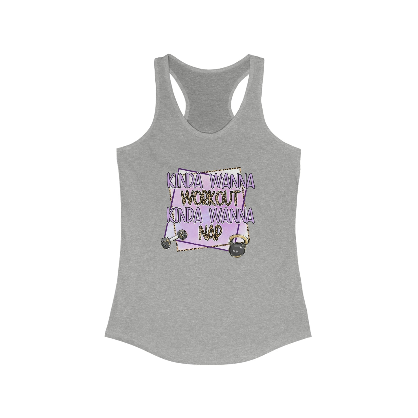 Kinda Wanna Workout Racerback Tank