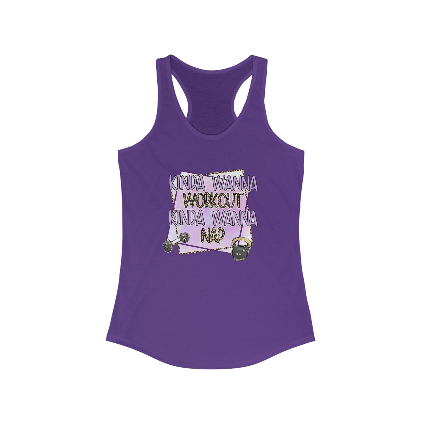 Kinda Wanna Workout Racerback Tank